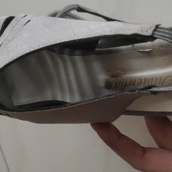 Sale - Sandals heel grey - Picture 4 of 7